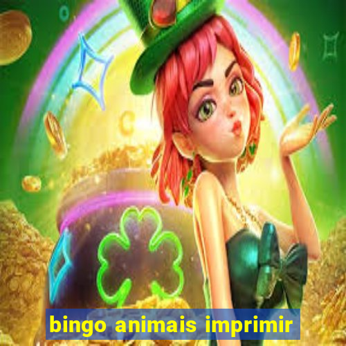 bingo animais imprimir