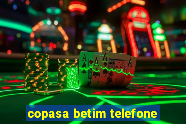 copasa betim telefone