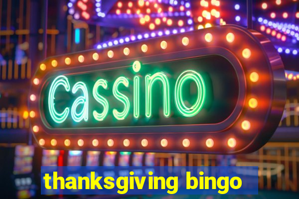 thanksgiving bingo