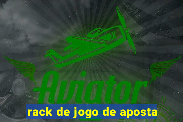 rack de jogo de aposta